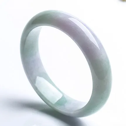 Myanmar Jade Light Purple 54-64mm Bracelet Elegant Princess Jewelry For Mom For Girlfriend 
Myanmar Jade Light Purple 54-64mm Bracelet Elegant Princess Jewelry For Mom For Girlfriend