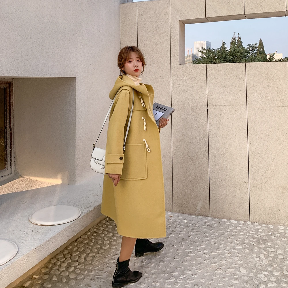 Women 2020 Spring Autumn Solid Wool Outerwear Female Wool Blend Warm Quality Fashion Ladies Casual Loose Woolen Overcoat N10
Women 2020 Spring Autumn Solid Wool Outerwear Female Wool Blend Warm Quality Fashion Ladies Casual Loose Woolen Overcoat N10