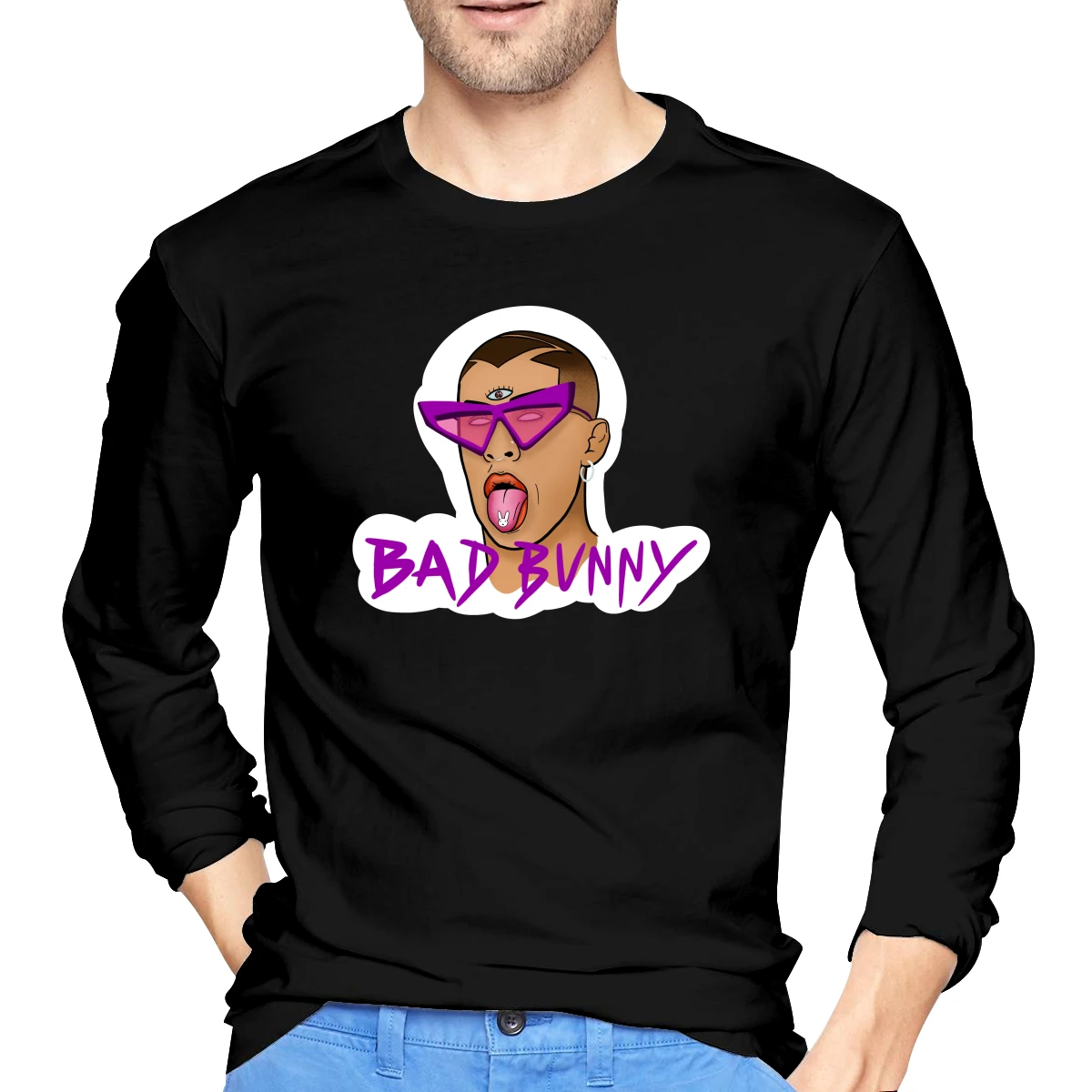 Men's Hip Hop T-shirt Bad Bunny Boys Pure Cotton T-shirt Men's Long Sleeve T-shirt Spring And Autumn Fashion T-shirt
Men's Hip Hop T-shirt Bad Bunny Boys Pure Cotton T-shirt Men's Long Sleeve T-shirt Spring And Autumn Fashion T-shirt