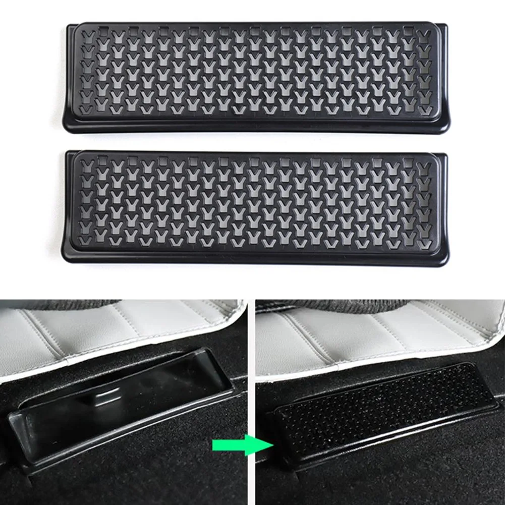 2xUnder Seat Air Conditioning Vent Cover Net ABS Car Air Outlet Protection Cover Anti-blocking Fit For Tesla Model Y 2020-2021
2xUnder Seat Air Conditioning Vent Cover Net ABS Car Air Outlet Protection Cover Anti-blocking Fit For Tesla Model Y 2020-2021