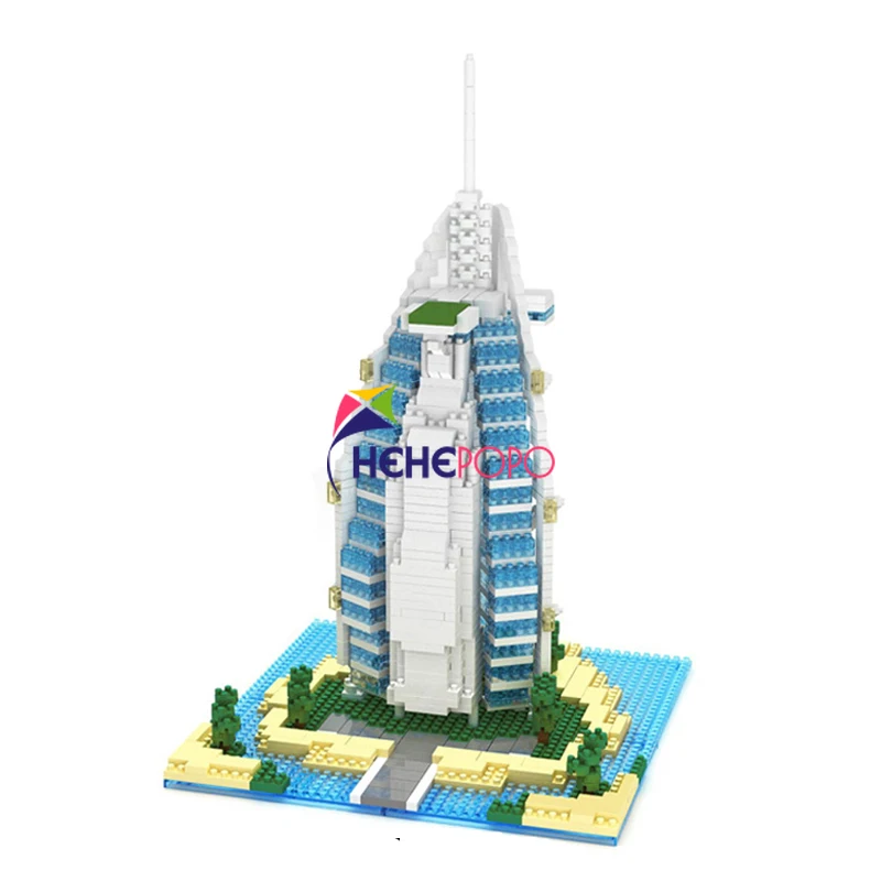 YZ 052 World Famous Architecture Burj Al Arab Hotel 3D Model Mini Diamond Blocks Bricks Building Toy for Children Gift No Box
YZ 052 World Famous Architecture Burj Al Arab Hotel 3D Model Mini Diamond Blocks Bricks Building Toy for Children Gift No Box