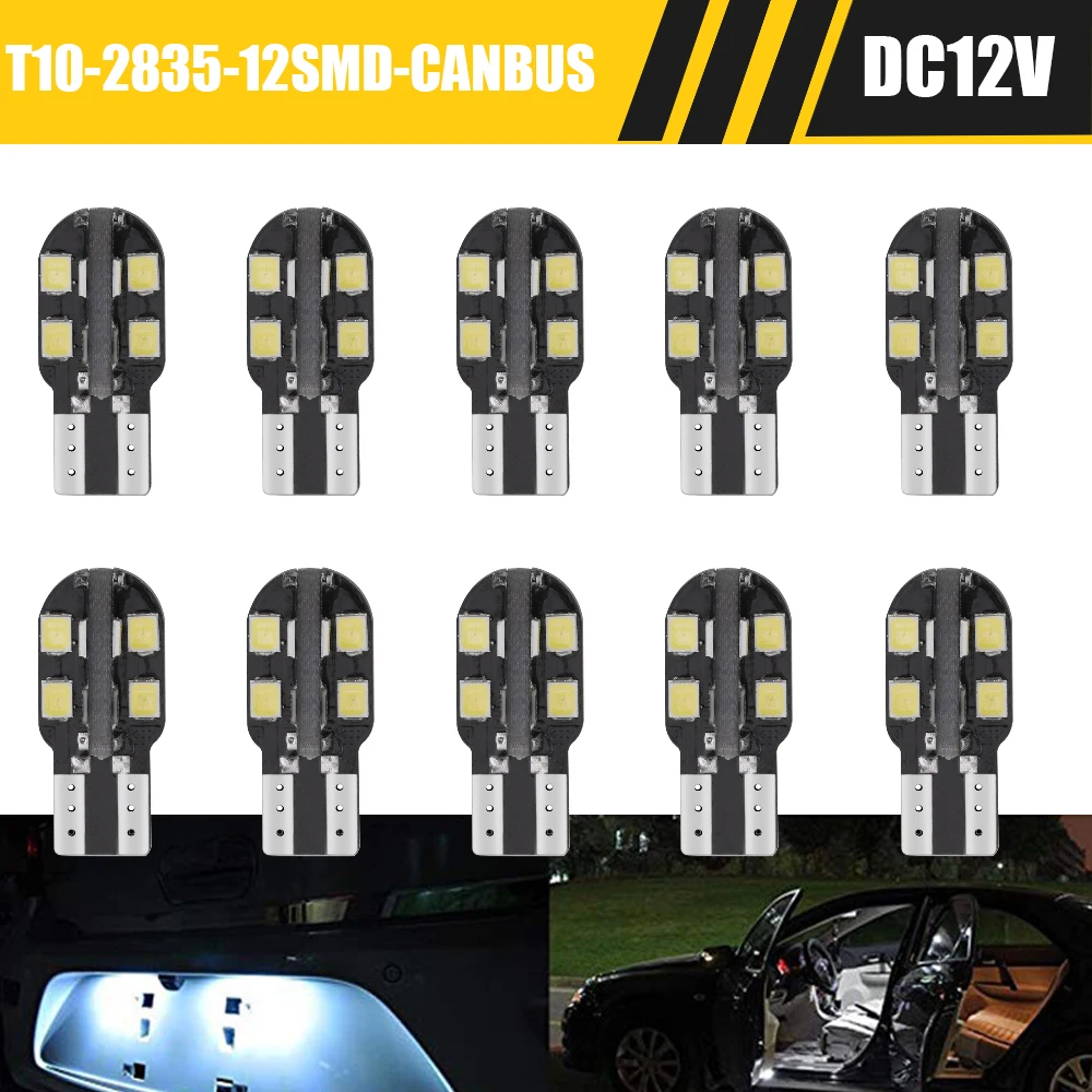 10 шт. светодиодный светодиодсветодиодный лампы T10 W5W Canbus 2835 12SMD 12 в 6000K 194 168
10 шт. светодиодный светодиодсветодиодный лампы T10 W5W Canbus 2835 12SMD 12 в 6000K 194 168