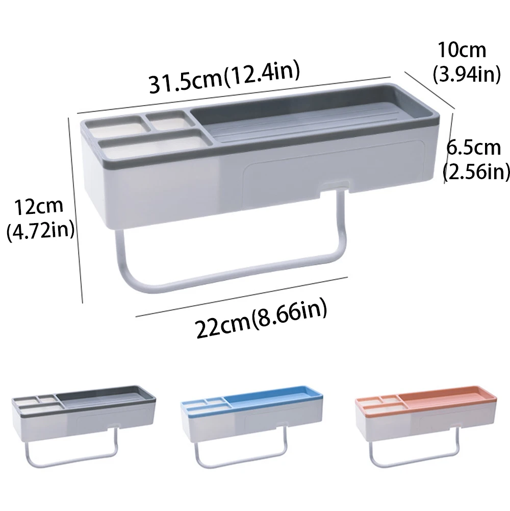 Bathroom Shelf Wall Mount Shower Storage Shelves With Drawer Towel Bar Bathroom Accessories Shower Holder For Bathroom Organizer
Bathroom Shelf Wall Mount Shower Storage Shelves With Drawer Towel Bar Bathroom Accessories Shower Holder For Bathroom Organizer