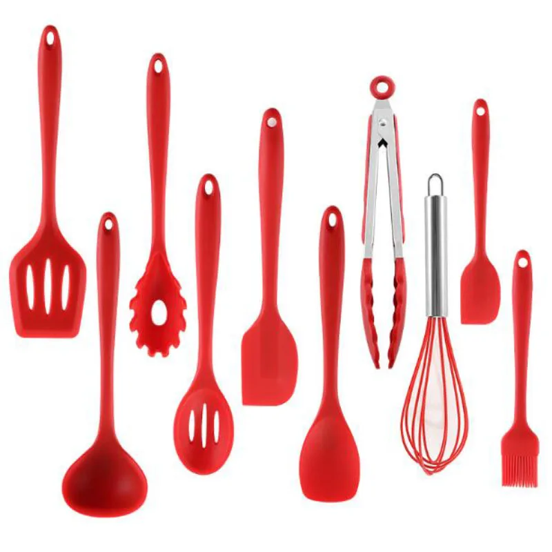 11PCS Silicone Cooking Utensils Set Non-stick Cooking Tool Spatula Ladle Egg Beaters Shovel Spoon Soup Kitchenware With Storage
11PCS Silicone Cooking Utensils Set Non-stick Cooking Tool Spatula Ladle Egg Beaters Shovel Spoon Soup Kitchenware With Storage