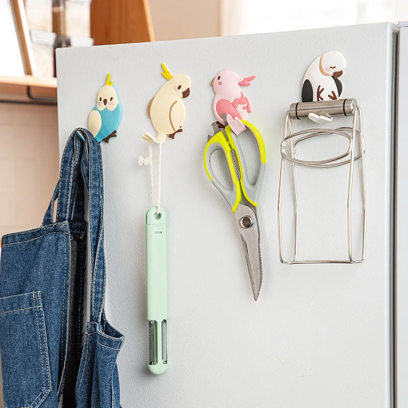 Door Hook Cartoon Lovely Fun Parrot Self Adhesive Decorated Wall Hanger For Small Things Kitchen Accessories
Door Hook Cartoon Lovely Fun Parrot Self Adhesive Decorated Wall Hanger For Small Things Kitchen Accessories