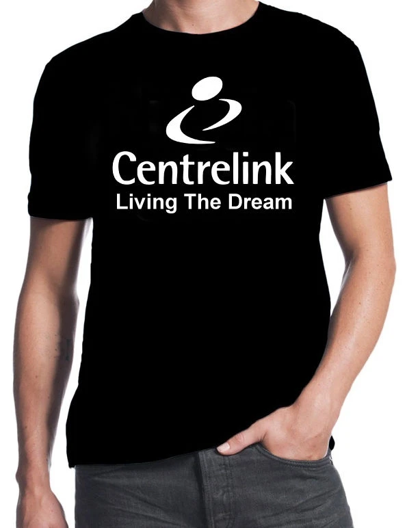Centrelink жизни сон забавные Aussie Bludger Straya боган комплект из черной кофты с длинным