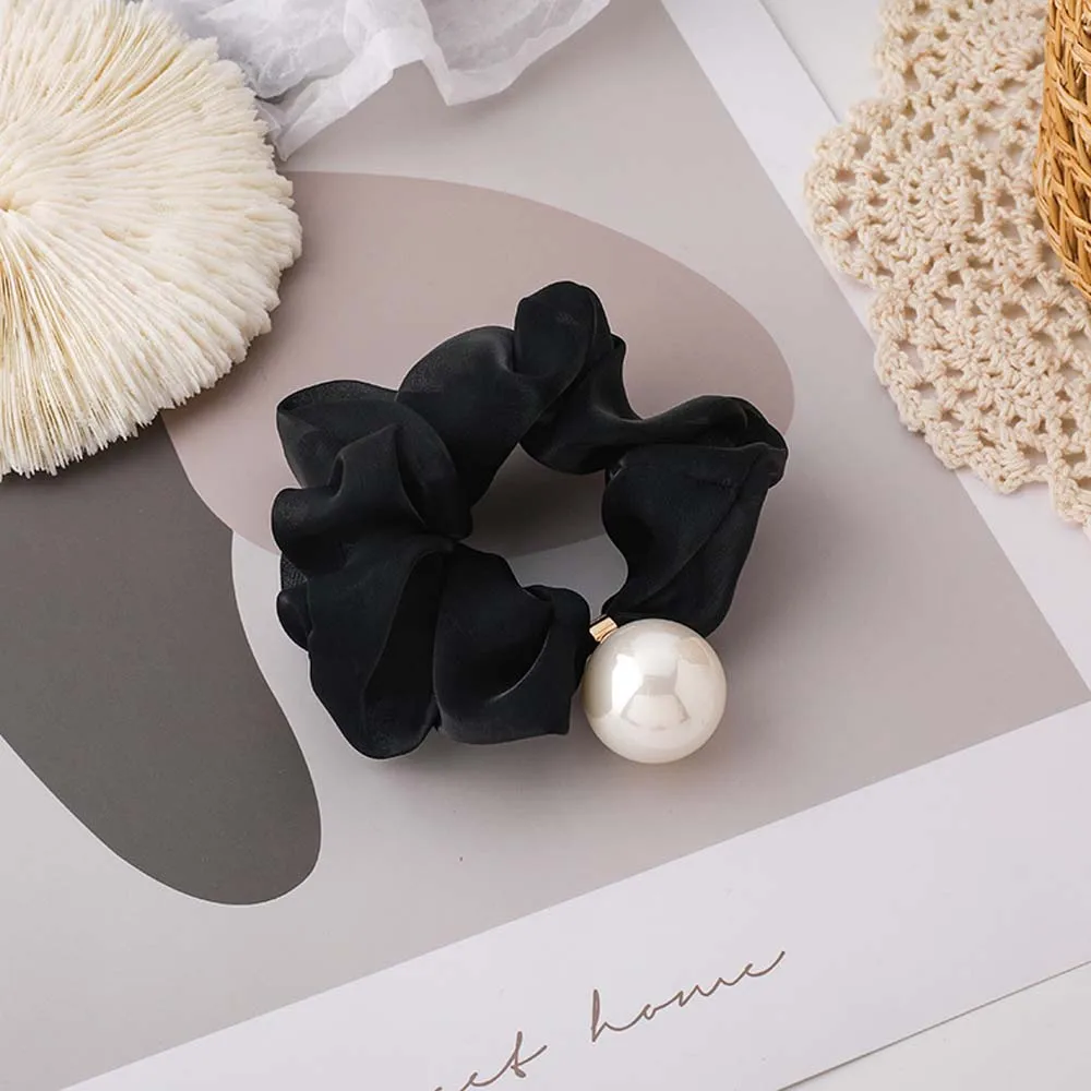 New Round Pearl Large Intestine Hair Scrunchies Hair Band Simple Color Elastic Hair Rope For Women Girl Fashion Hair Accessories
New Round Pearl Large Intestine Hair Scrunchies Hair Band Simple Color Elastic Hair Rope For Women Girl Fashion Hair Accessories