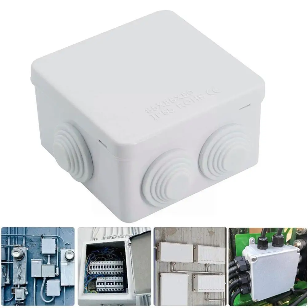 Wholesale Abs Plastic Ip55 Waterproof Junction Box Diy Cable Box Electrical Box Connection Outdoor Branch C6l1
Wholesale Abs Plastic Ip55 Waterproof Junction Box Diy Cable Box Electrical Box Connection Outdoor Branch C6l1