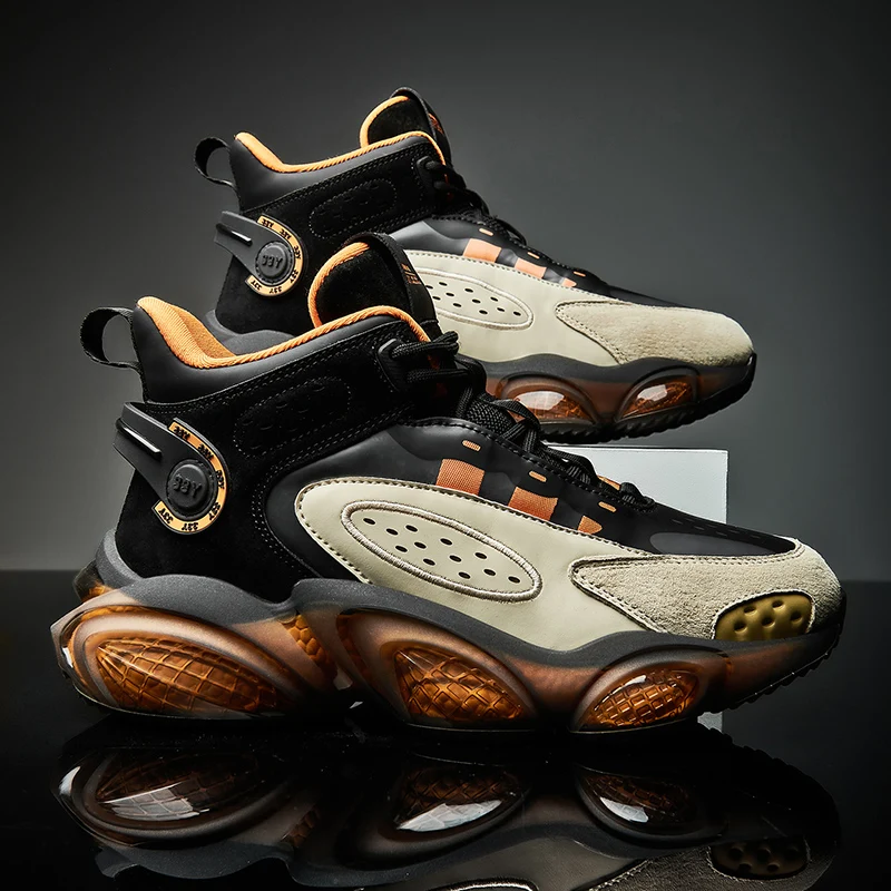 High-top Men's Sneakers Leather Casual Shoes High Quality Waterproof Non-slip Sports Shoes Comfortable Tennis Shoes Men Shoes
High-top Men's Sneakers Leather Casual Shoes High Quality Waterproof Non-slip Sports Shoes Comfortable Tennis Shoes Men Shoes