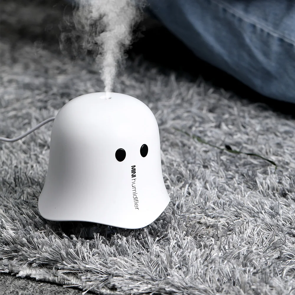 220ML High Quality Mini USB Ultrasonic Humidifier Ghost Cute Aroma Oil Diffuser Mist Maker Fogger Air Humidifier For Home Office
220ML High Quality Mini USB Ultrasonic Humidifier Ghost Cute Aroma Oil Diffuser Mist Maker Fogger Air Humidifier For Home Office