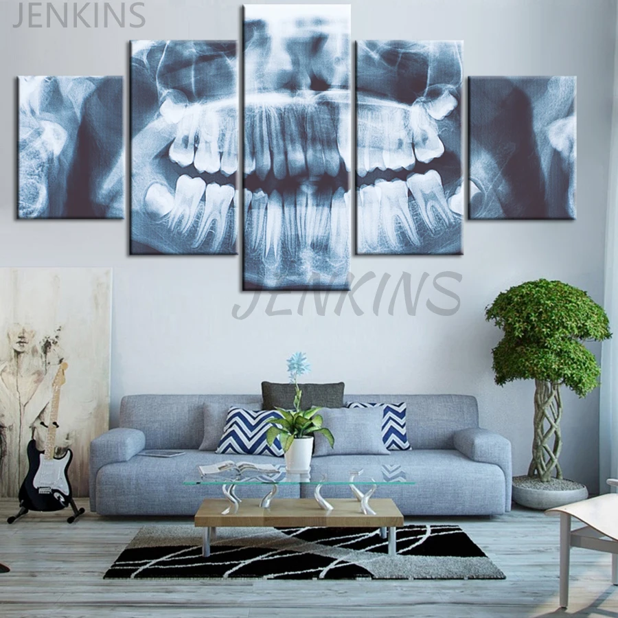 Canvas Teeth picture Dental Photos 5 Piece Canvas Picture Oil Painting Home Decor Print Modular Poster Wall Art For Living Room
Canvas Teeth picture Dental Photos 5 Piece Canvas Picture Oil Painting Home Decor Print Modular Poster Wall Art For Living Room