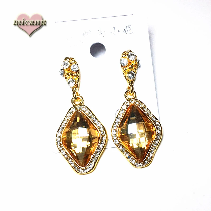 Women'S Earrings Vintage Rhinestone Fashion Crystal Bisuteria Pendientes Color Bow Small Exquisite Temperament Bridesmaid Gift
Women'S Earrings Vintage Rhinestone Fashion Crystal Bisuteria Pendientes Color Bow Small Exquisite Temperament Bridesmaid Gift