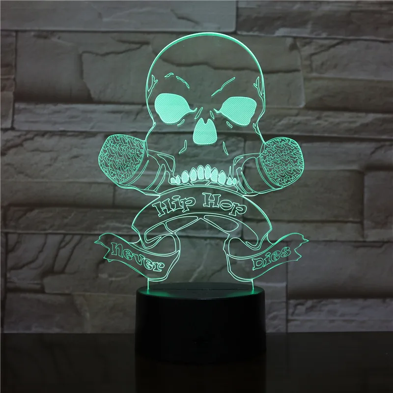 

LED 3D Visual Night Light Baby Bedside Holiday Table Lamp Ghost Pumpkin Phantoms Creative Hallowmas Lamparas Light 2680