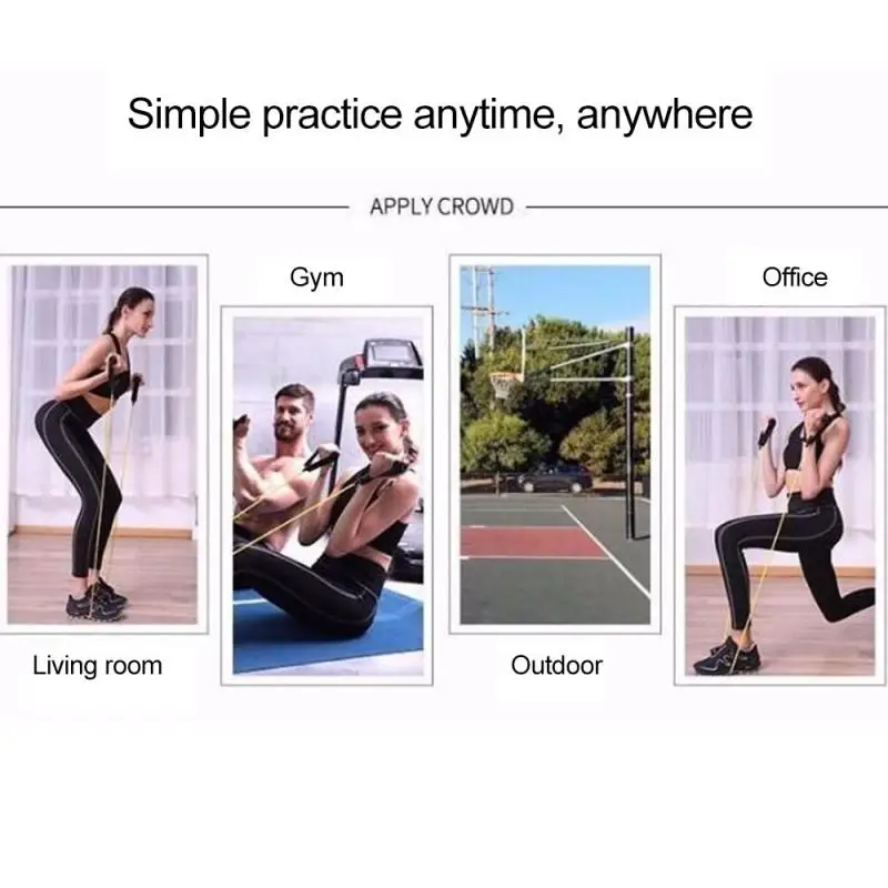11PCS Resistance Bands Set Yoga Pilates Latex Exercise Fitness Rally Pulling Rope Muscle Yoga Training Rope Strength Training
11PCS Resistance Bands Set Yoga Pilates Latex Exercise Fitness Rally Pulling Rope Muscle Yoga Training Rope Strength Training