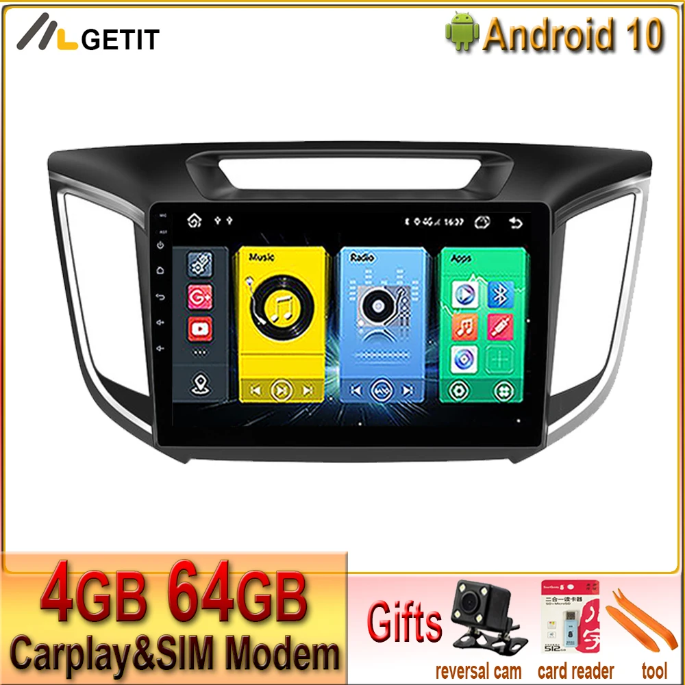 9'' Android 10 Car Stereo Multimedia Player for Hyundai Creta IX25 ix25 2014 Octa Core GPS Navigation no 2din dvd
9'' Android 10 Car Stereo Multimedia Player for Hyundai Creta IX25 ix25 2014 Octa Core GPS Navigation no 2din dvd