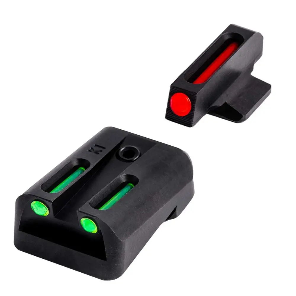 Red Fiber Optic Front and Rear Night Sights Set for 1911 9mm .40 Pistol Gun cut Novak LoMount .270/.450 Glow in the Dark Sight
Red Fiber Optic Front and Rear Night Sights Set for 1911 9mm .40 Pistol Gun cut Novak LoMount .270/.450 Glow in the Dark Sight