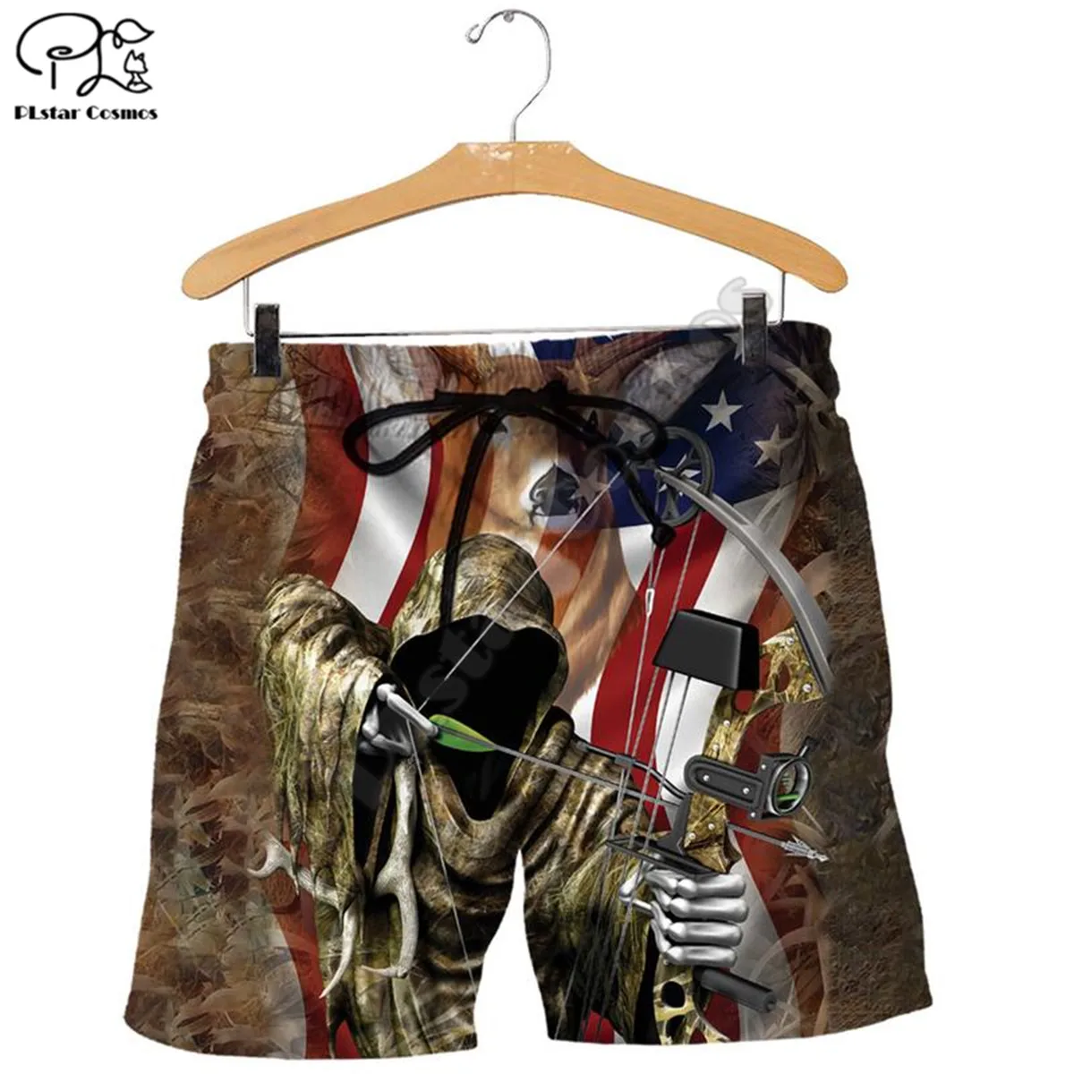 Шорты PLstar Cosmos мужские для охоты с оленем, повседневные летние свободные пляжные удобные, с 3D принтом в стиле Харадзюку, 1
Шорты PLstar Cosmos мужские для охоты с оленем, повседневные летние свободные пляжные удобные, с 3D принтом в стиле Харадзюку, 1