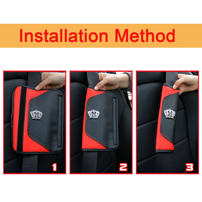 Car Seat Belt Cover Carbon Fiber Leather Crown Universal Auto Seat Belt Covers Shoulder Protection
Car Seat Belt Cover Carbon Fiber Leather Crown Universal Auto Seat Belt Covers Shoulder Protection
