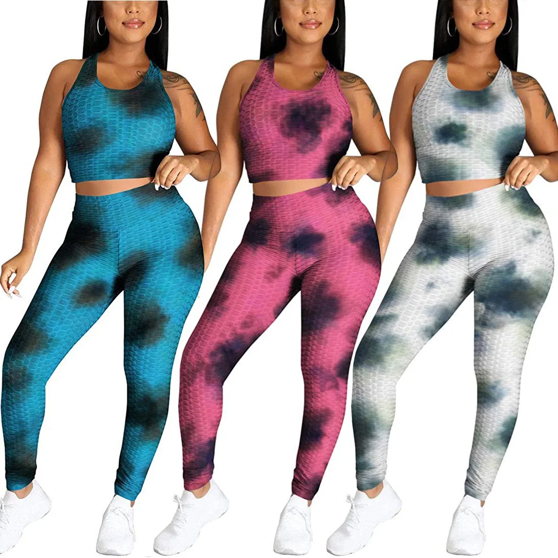 Fashion Casual Sports Two-piece Suit Sexy Square Collar Sleeveless Backless Short Tops High Waist Skinny Pants 2pc Set 3 Colors
Fashion Casual Sports Two-piece Suit Sexy Square Collar Sleeveless Backless Short Tops High Waist Skinny Pants 2pc Set 3 Colors