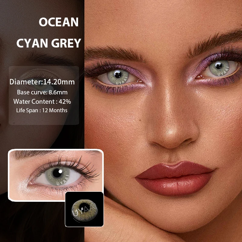 2pcs OCEAN Series Colored diopter lens Year Use Soft Contact Lenses Color Natural Looking Contact Lens for Eyes UYAAI
2pcs OCEAN Series Colored diopter lens Year Use Soft Contact Lenses Color Natural Looking Contact Lens for Eyes UYAAI