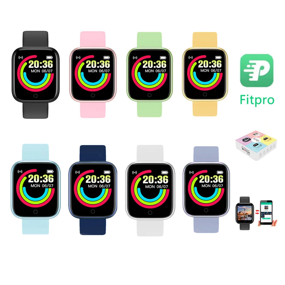 Macaron Y68 Smartwatch 2021 Women Relogio Inteligente Heart Rate Monitor Digital Bracelet Smart Watch For Men 8 Color Optional
Macaron Y68 Smartwatch 2021 Women Relogio Inteligente Heart Rate Monitor Digital Bracelet Smart Watch For Men 8 Color Optional