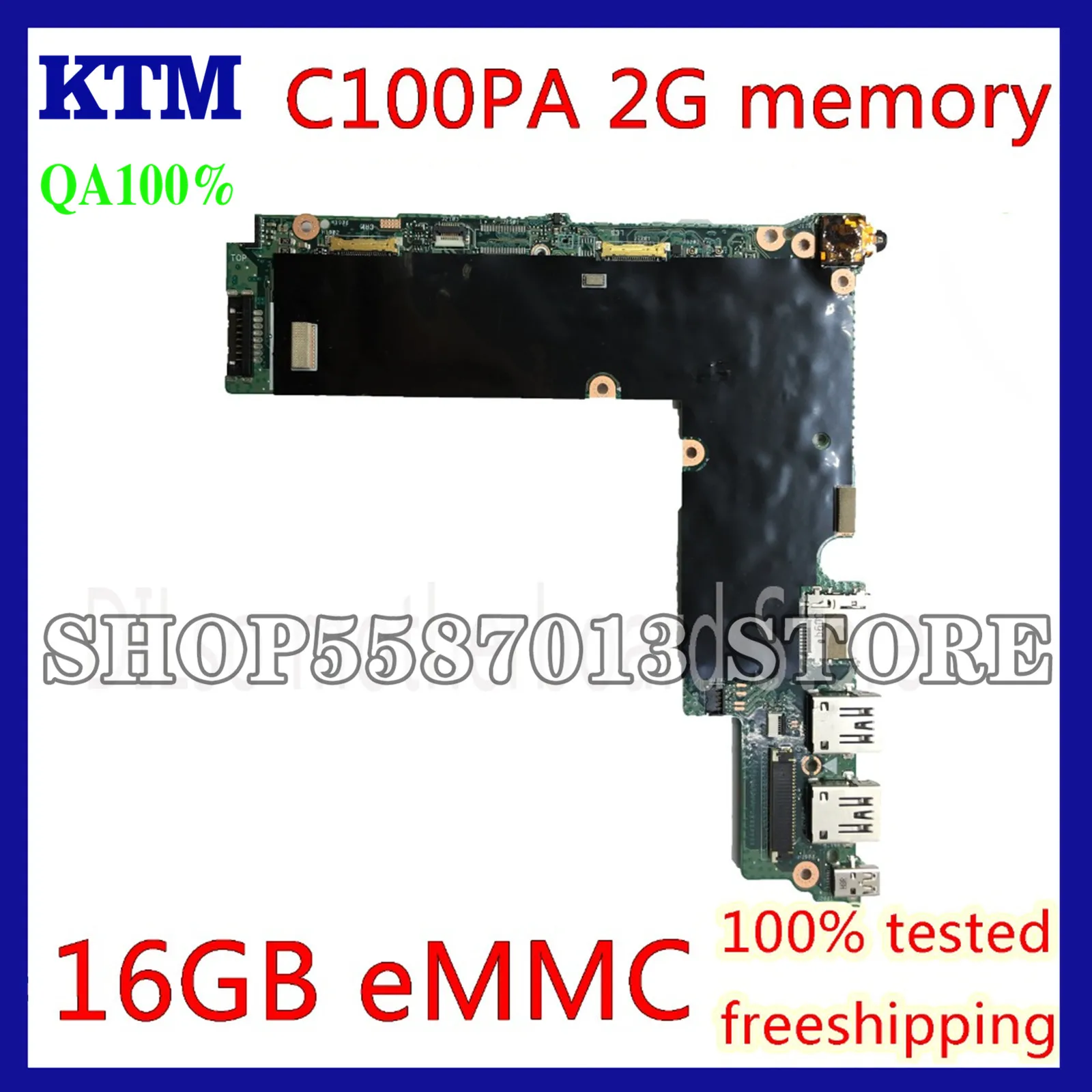 KEFU C100PA For ASUS Chromebook Flip C100PA Laptop Motherboard 2G RAM RK3288C Processor Graphic T764 Test work 100% original
KEFU C100PA For ASUS Chromebook Flip C100PA Laptop Motherboard 2G RAM RK3288C Processor Graphic T764 Test work 100% original