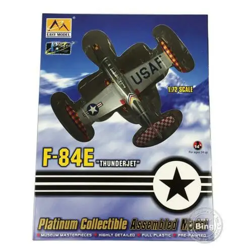 US Stock 1/72 EASY MODEL 37107 F-84E USAF Thunder 1951 Aircraft Warcraft Model TH07332-SMT2
US Stock 1/72 EASY MODEL 37107 F-84E USAF Thunder 1951 Aircraft Warcraft Model TH07332-SMT2