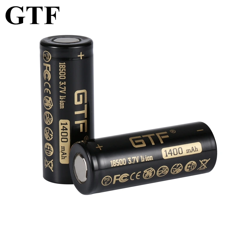 Rechargeable battery of gtf ion li-ion 18500 1400mah 3.7v for the electronic product of flashlight toy 3.7v real batteries in th
Rechargeable battery of gtf ion li-ion 18500 1400mah 3.7v for the electronic product of flashlight toy 3.7v real batteries in th