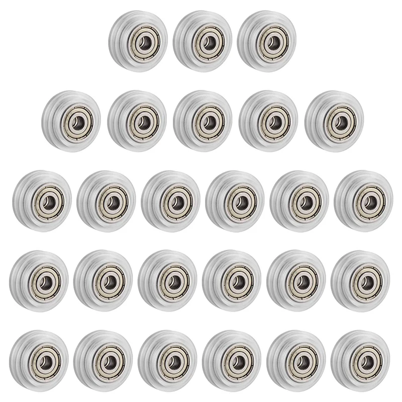 26Pcs 3D Printer POM Pulley Wheels, Plastic Linear Bearing Pulley Passive Round Wheel Roller Compatible
26Pcs 3D Printer POM Pulley Wheels, Plastic Linear Bearing Pulley Passive Round Wheel Roller Compatible