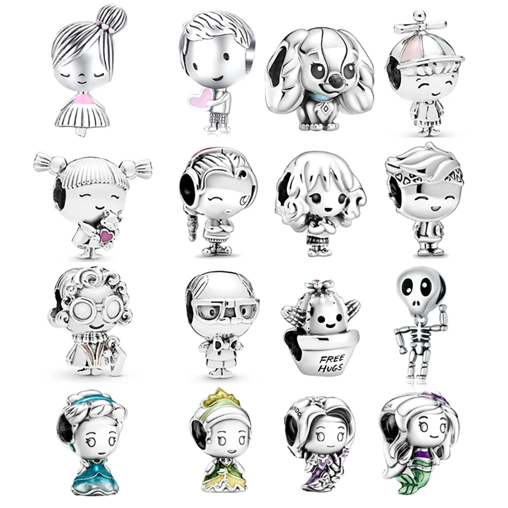 925 Sterling Silver Grandmother&Grandfather Girl Series Beads Charm Fit Original Pandora Bracelet DIY Jewelry Making For Women
925 Sterling Silver Grandmother&Grandfather Girl Series Beads Charm Fit Original Pandora Bracelet DIY Jewelry Making For Women