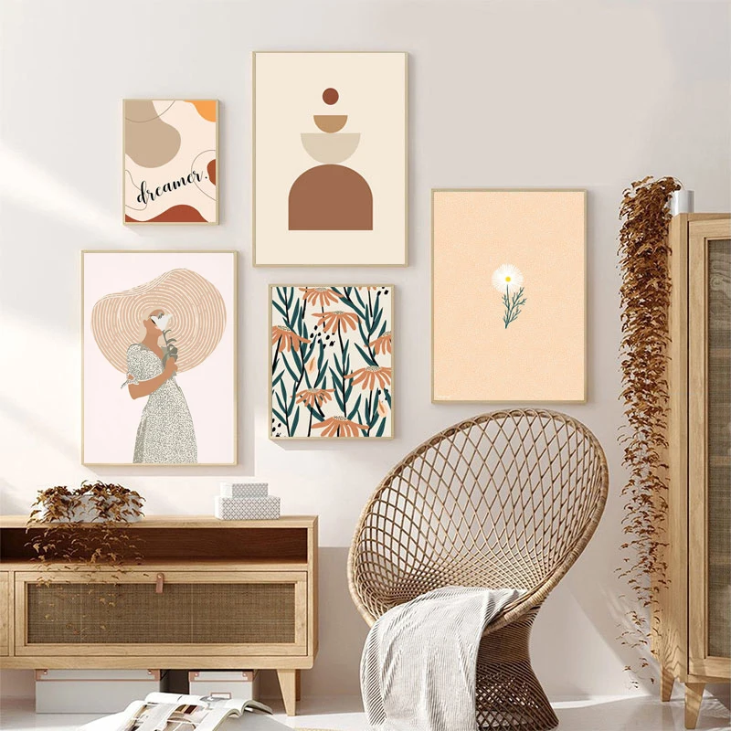 Girl Body Wall Art Canvas Painting Nordic Geometry Curve Abstract Retro Flower Posters and Prints Pictures for Living Room
Girl Body Wall Art Canvas Painting Nordic Geometry Curve Abstract Retro Flower Posters and Prints Pictures for Living Room