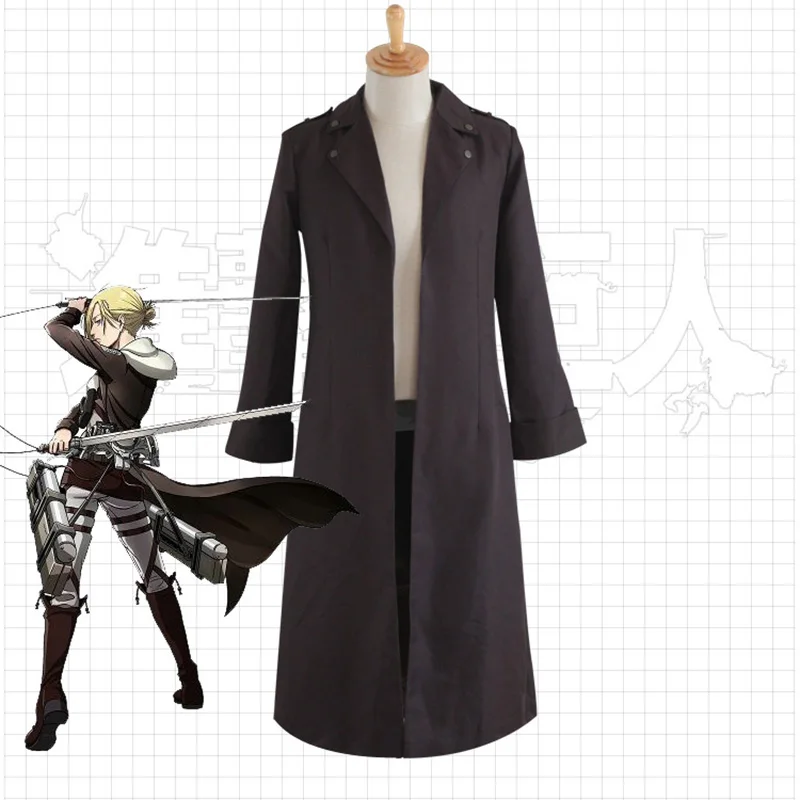 Anime Attack on Titan Cloak Cosplay Costume Eren Jaeger Mikasa Ackerman Trench Coat Overcoat Uniform
Anime Attack on Titan Cloak Cosplay Costume Eren Jaeger Mikasa Ackerman Trench Coat Overcoat Uniform