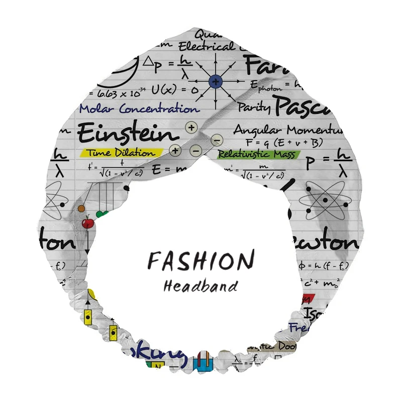 2020 Women HairBand Accessories Fabric Cross Knotted Headband Physics is Here Print Headdress Flower Hairband Bandana Scrunchies
2020 Women HairBand Accessories Fabric Cross Knotted Headband Physics is Here Print Headdress Flower Hairband Bandana Scrunchies