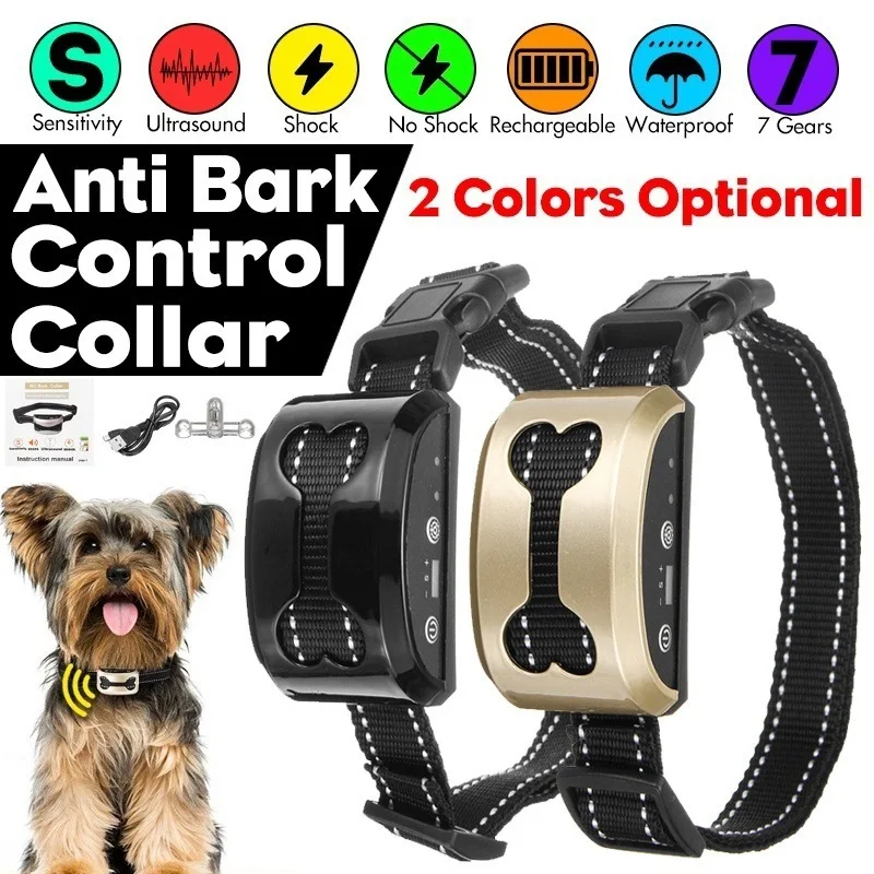 Pet Dog Anti Barking Device USB Electric Ultrasonic Dogs Training Collar Dog Stop Barking Vibration Anti Bark Collar Dropship
Pet Dog Anti Barking Device USB Electric Ultrasonic Dogs Training Collar Dog Stop Barking Vibration Anti Bark Collar Dropship