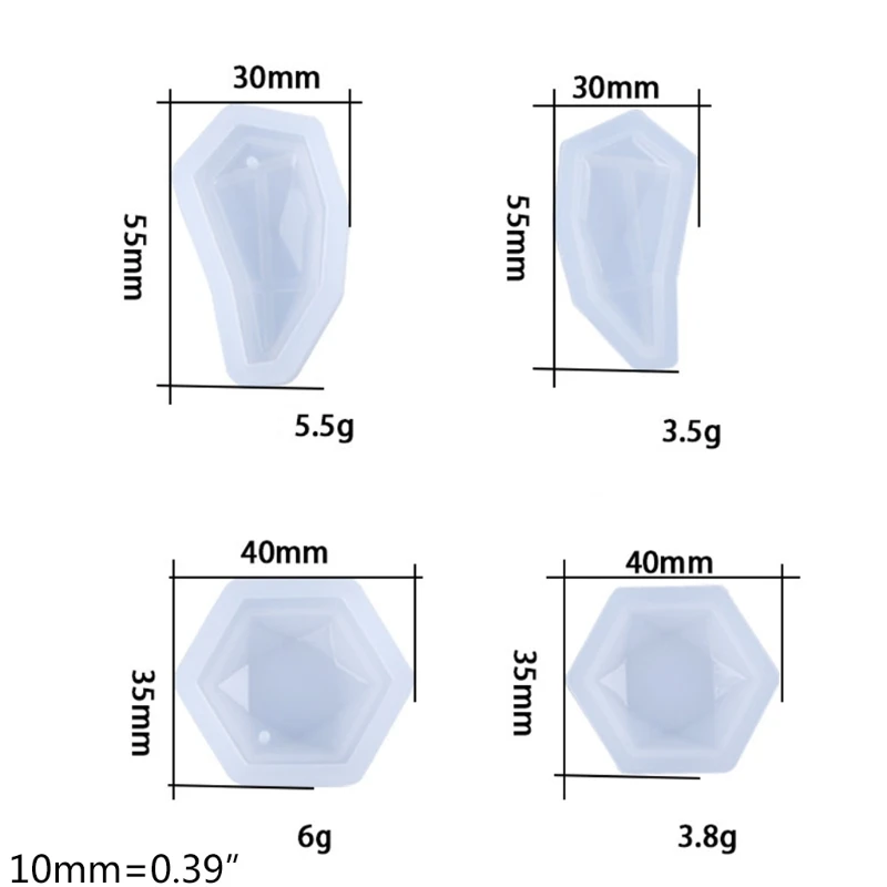 13MC DIY Crafts Clay Making Crystal Epoxy Resin Mold Jewelry Pendant Silicone Mould
13MC DIY Crafts Clay Making Crystal Epoxy Resin Mold Jewelry Pendant Silicone Mould