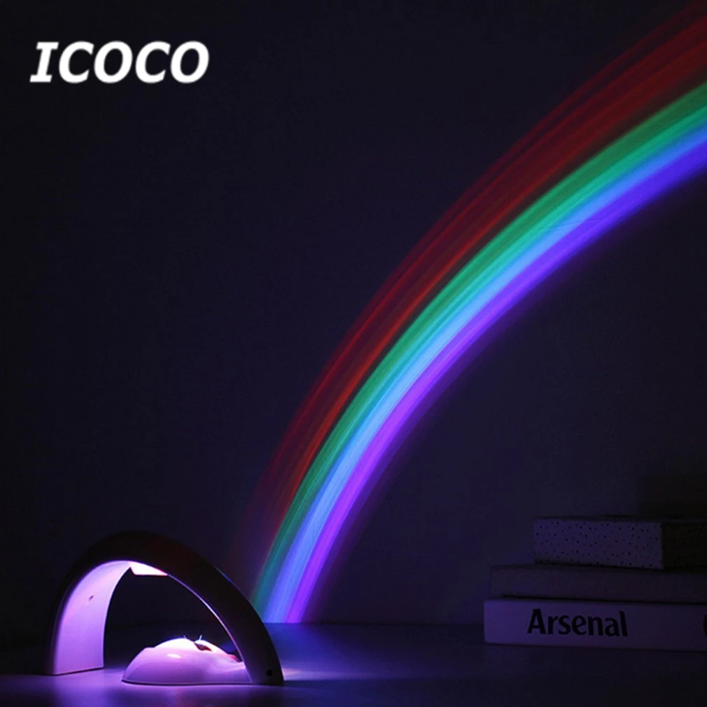 2nd Generation 3D Rainbow Projector LED Night Light Atmosphere Lamp for Baby Bedroom Home Decor 2018 Updated Version
2nd Generation 3D Rainbow Projector LED Night Light Atmosphere Lamp for Baby Bedroom Home Decor 2018 Updated Version