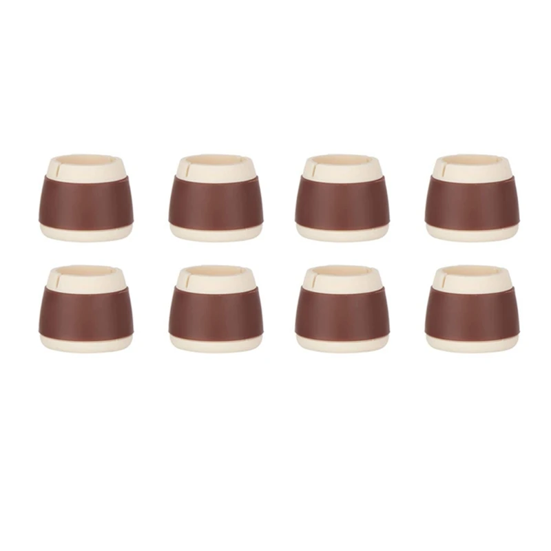 8Pcs Silicone Chair Leg Caps Floor Protectors for Chairs Anti-Slip Pad Table Pads for Furniture Protector (Brown)
8Pcs Silicone Chair Leg Caps Floor Protectors for Chairs Anti-Slip Pad Table Pads for Furniture Protector (Brown)