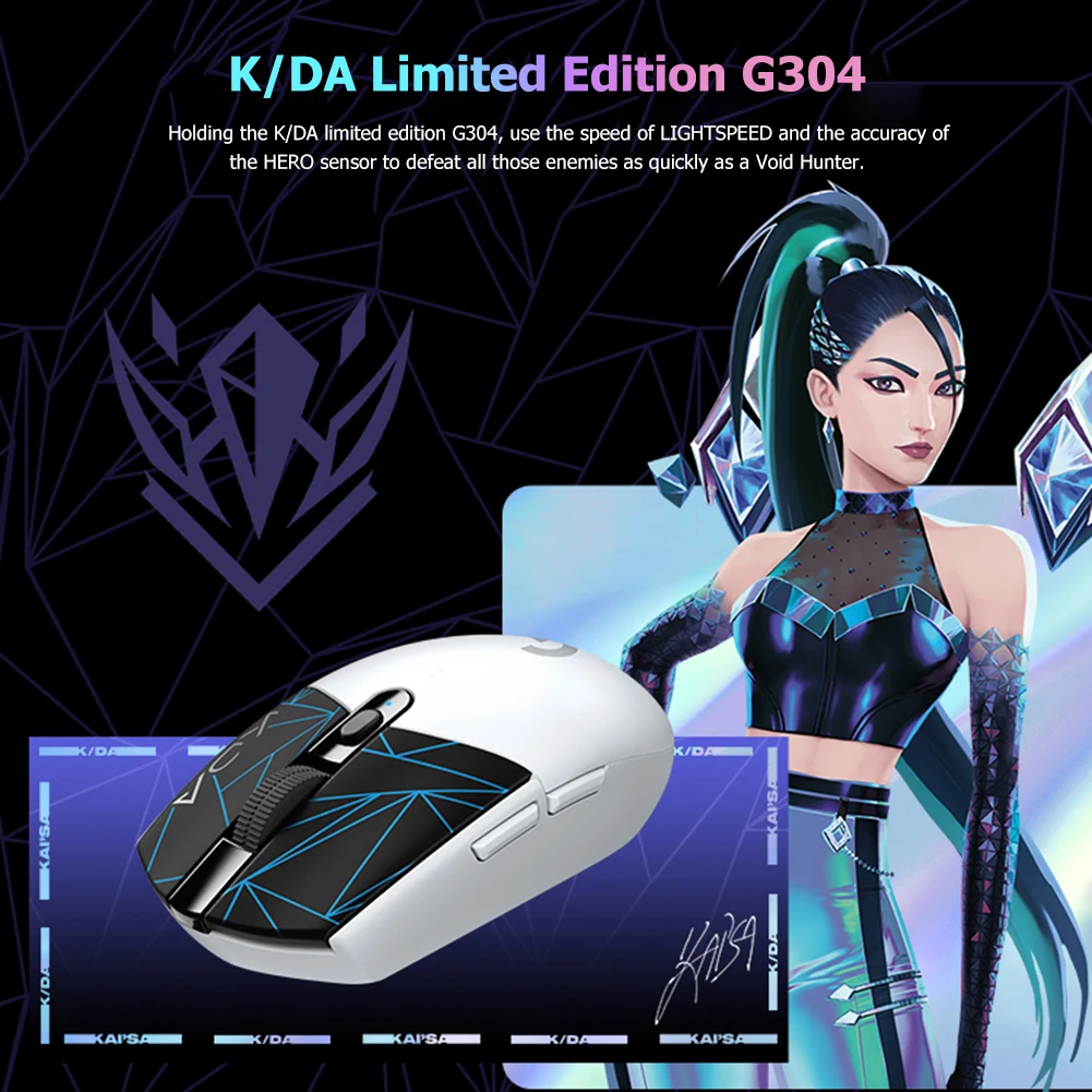 Для Logitech G304 HERO KDA игровая мышь 12000 DPI LIGHTSPEED беспроводная компьютерная мышь кнопка программируемая геймерская мышь
Для Logitech G304 HERO KDA игровая мышь 12000 DPI LIGHTSPEED беспроводная компьютерная мышь кнопка программируемая геймерская мышь