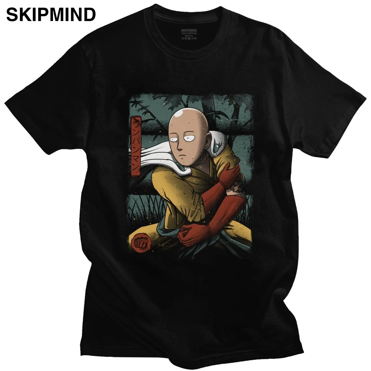 Unique One Punch Man Saitama T-shirt for Men Short Sleeve Samurai Tshirt Japan Superhero Anime T Shirt Pure Cotton Manga Tee Top
Unique One Punch Man Saitama T-shirt for Men Short Sleeve Samurai Tshirt Japan Superhero Anime T Shirt Pure Cotton Manga Tee Top