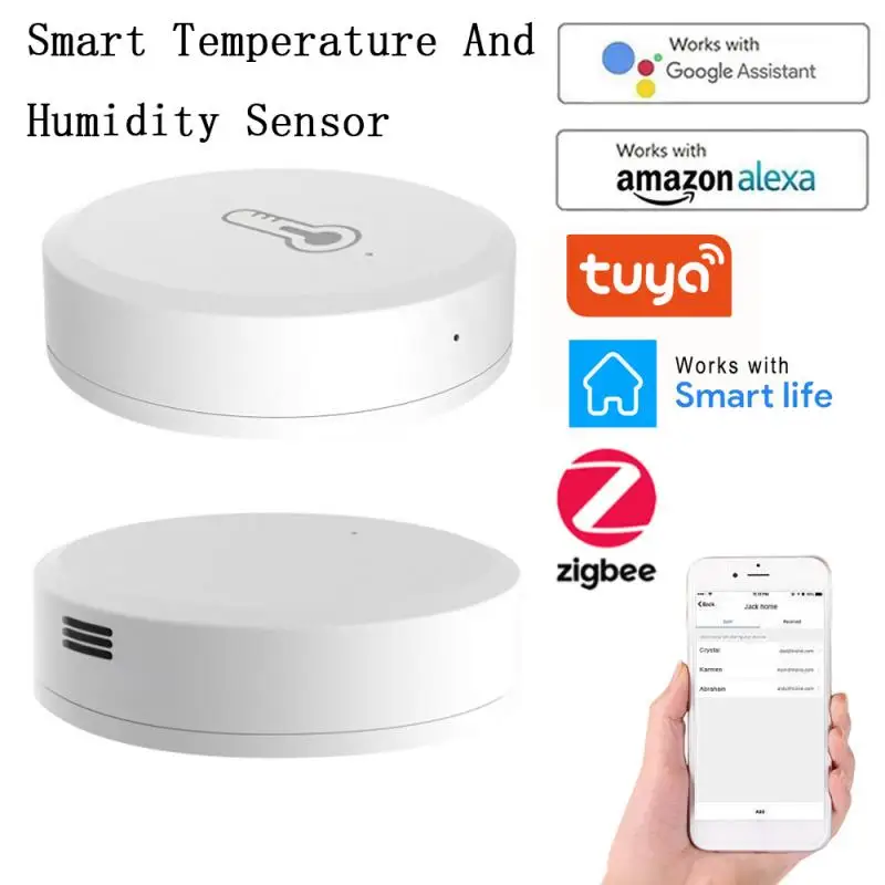 Смарт-датчик температуры и влажности Tuya/SmartLife App ZigBee, работает от аккумулятора с Zigbee Hub через Alexa Google Home 2021
Смарт-датчик температуры и влажности Tuya/SmartLife App ZigBee, работает от аккумулятора с Zigbee Hub через Alexa Google Home 2021