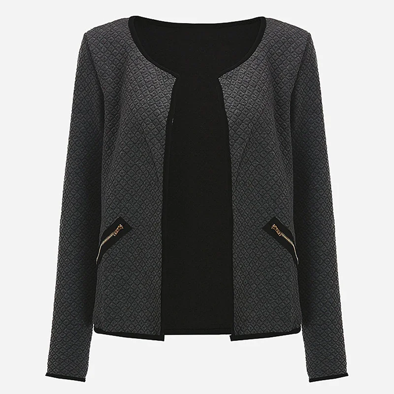 Solid Color Hot Sale Women Fashion Pocket Zipper Casual Jacket Coat 3 Colors Puls Size S-4XL Outerwear Female Clothing
Solid Color Hot Sale Women Fashion Pocket Zipper Casual Jacket Coat 3 Colors Puls Size S-4XL Outerwear Female Clothing