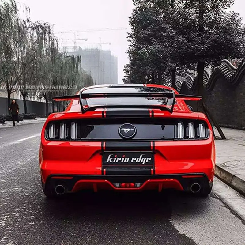 High quality carbon fiber rear wing torso lip spoiler for Ford Mustang 2015 2016 2017
High quality carbon fiber rear wing torso lip spoiler for Ford Mustang 2015 2016 2017