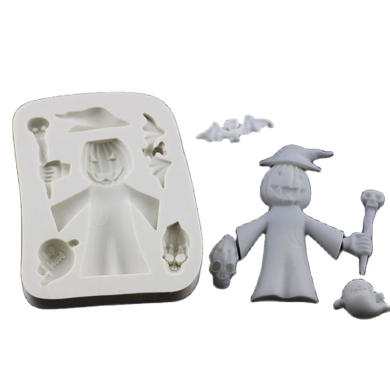 Halloween Pumpkin Witch Ghost Silicone Mold Fondant Mould Cake Decorating Tool Baking Chocolate Gumpaste Mold Sugarcraft K099
Halloween Pumpkin Witch Ghost Silicone Mold Fondant Mould Cake Decorating Tool Baking Chocolate Gumpaste Mold Sugarcraft K099