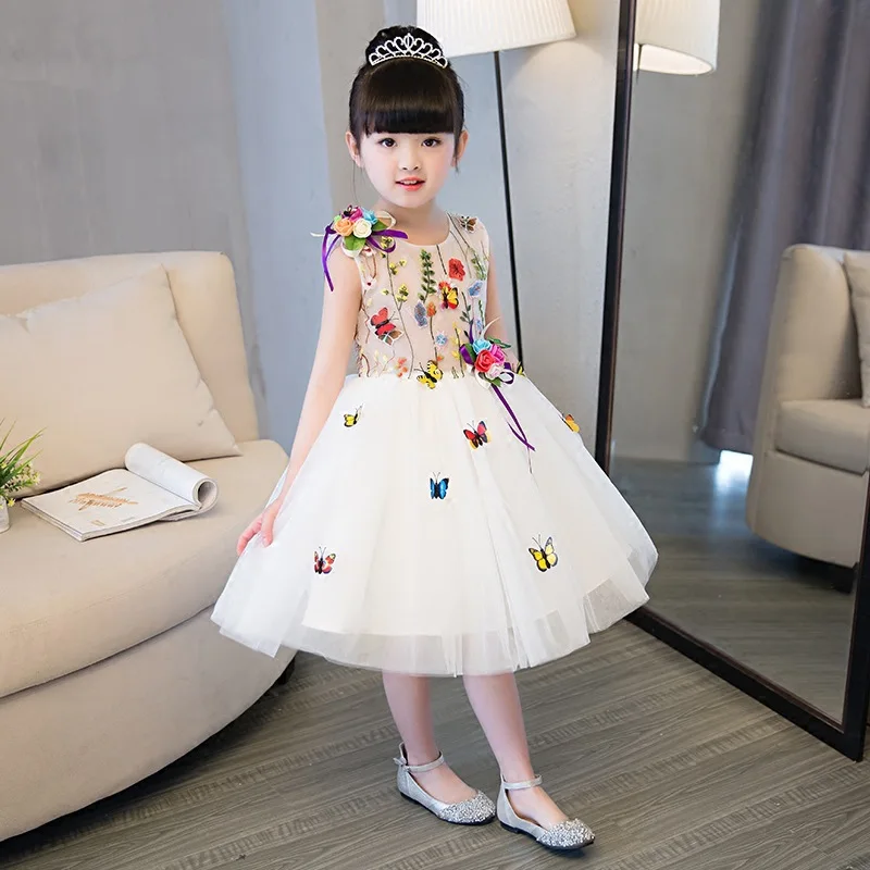Flower Girl Dresses Ball Gown Embroidery Appliques Girls Pageant Dress for Wedding Birthday Party Sleeveless Girl Dress
Flower Girl Dresses Ball Gown Embroidery Appliques Girls Pageant Dress for Wedding Birthday Party Sleeveless Girl Dress