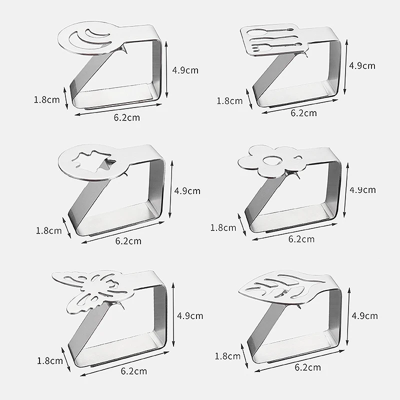 6 Pcs Tablecloth Clips Stainless Steel Tablecloth Clamp Holder Table Cover Clamps for Home Picnic BBQ Wedding Party 
6 Pcs Tablecloth Clips Stainless Steel Tablecloth Clamp Holder Table Cover Clamps for Home Picnic BBQ Wedding Party