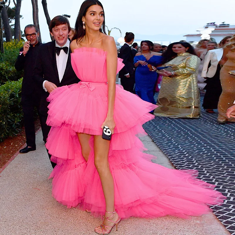 Pink Tiered Celebrity Dress Strapless Short Front Long Back Evening Gowns Formal Party Elegant Princess Graduation 2022
Pink Tiered Celebrity Dress Strapless Short Front Long Back Evening Gowns Formal Party Elegant Princess Graduation 2022