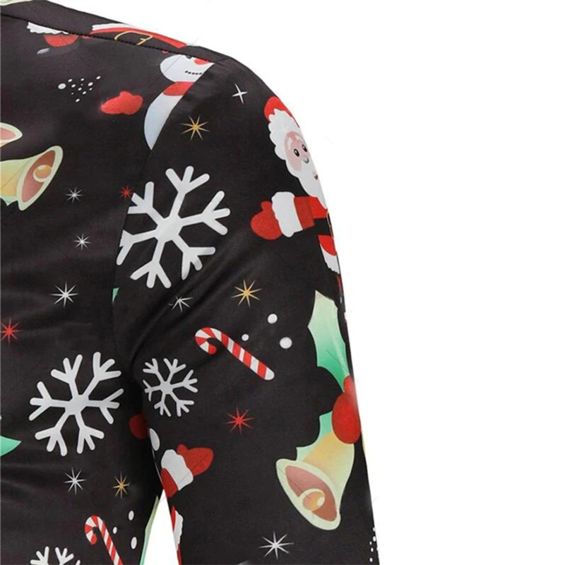 Fashion Shirts For Male Men Casual Snowflakes Santa Printed Christmas Shirt Top Long Sleeve Blouse Men's Clothing Chemise Homme
Fashion Shirts For Male Men Casual Snowflakes Santa Printed Christmas Shirt Top Long Sleeve Blouse Men's Clothing Chemise Homme