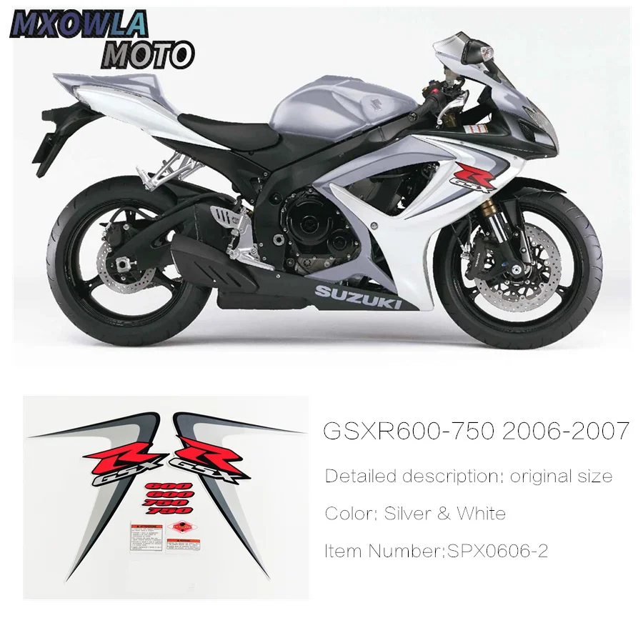 В наличии для GSXR600-750 K6 06-07years мотоцикл весь автомобиля полный комплект стикер высокое качество мото стиль
В наличии для GSXR600-750 K6 06-07years мотоцикл весь автомобиля полный комплект стикер высокое качество мото стиль