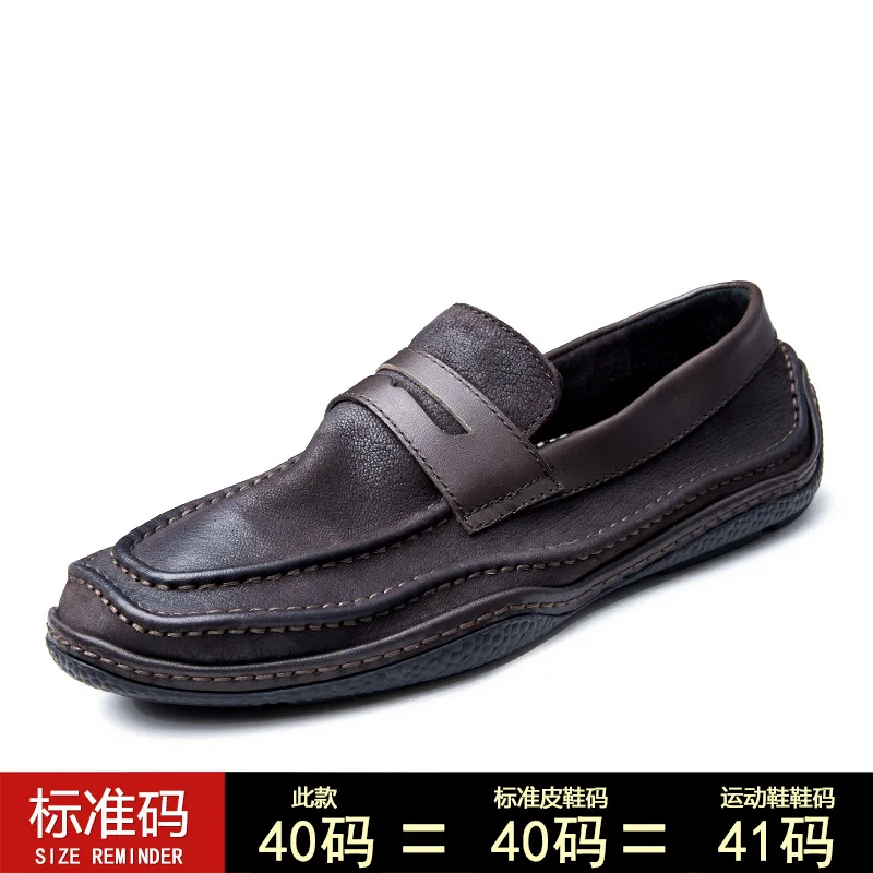 Loafer Shoes Mens Fashion Casual Shoes Driving Shoes Soft Autumn Winter British Retro Men Shoes All-match Cowhide Breathable
Loafer Shoes Mens Fashion Casual Shoes Driving Shoes Soft Autumn Winter British Retro Men Shoes All-match Cowhide Breathable