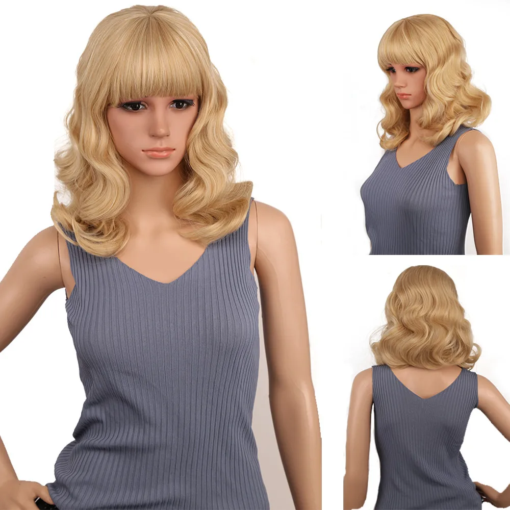 Wavy Bob Wig with Bangs for Women Black Mixed Brown Curly Synthetic Hair Wig Heat Resistant Bob Wig for Daily Use
Wavy Bob Wig with Bangs for Women Black Mixed Brown Curly Synthetic Hair Wig Heat Resistant Bob Wig for Daily Use